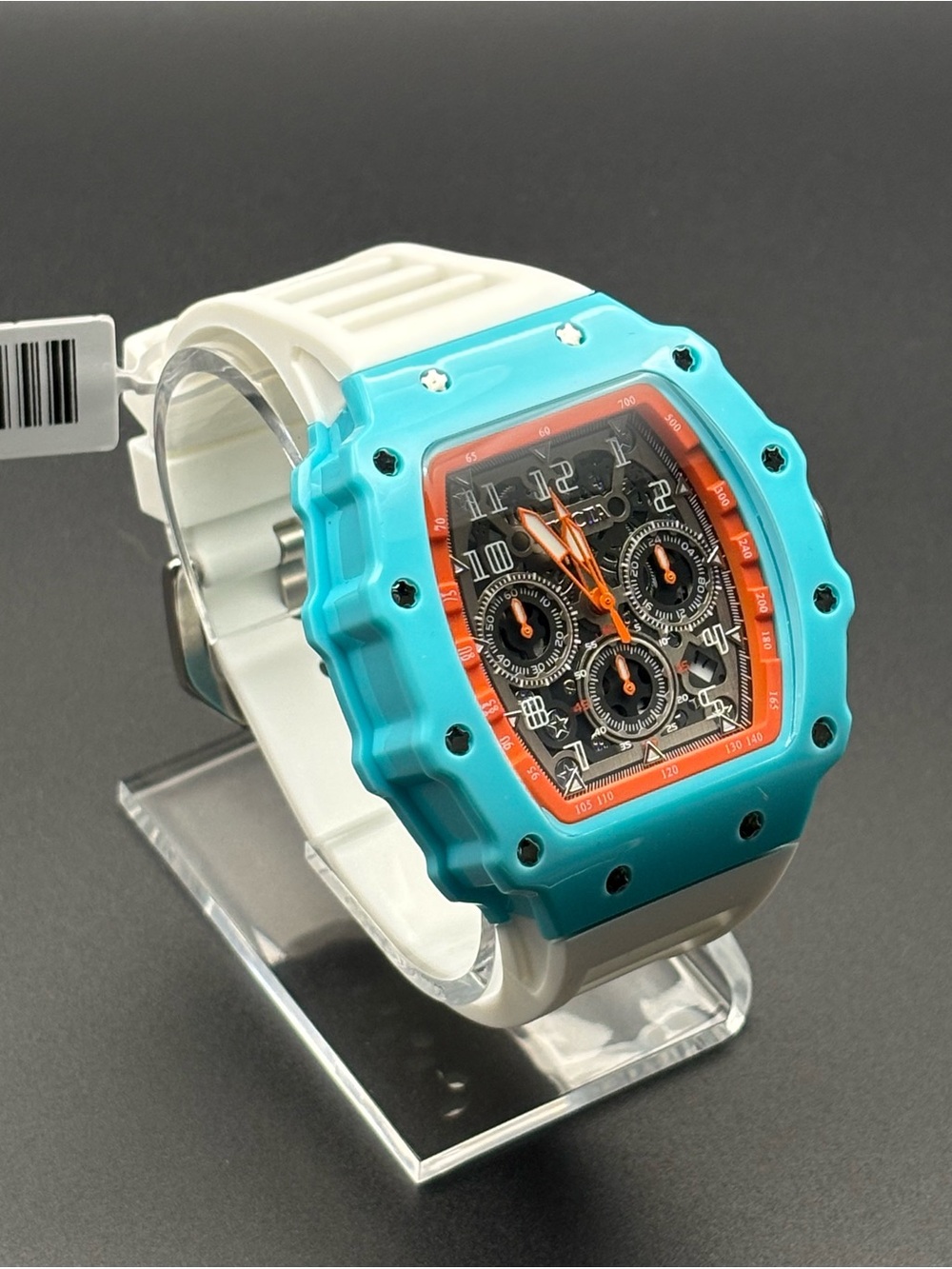 Invicta Racing MIAMI SPECIAL EDITION Turquoise and Orange Nitro Gen Men’s 44 mm - Picture 2 of 3